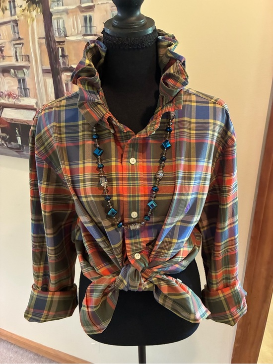 Ralph Lauren Tops - Ralph Lauren Multicolor Plaid Button-Down Shirt
